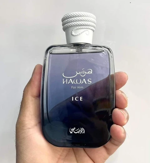 RASASI Hawas Ice for Men Eau de Parfum, 100ml(3.38 Oz), Premium Arabian Fragrance - Image 2