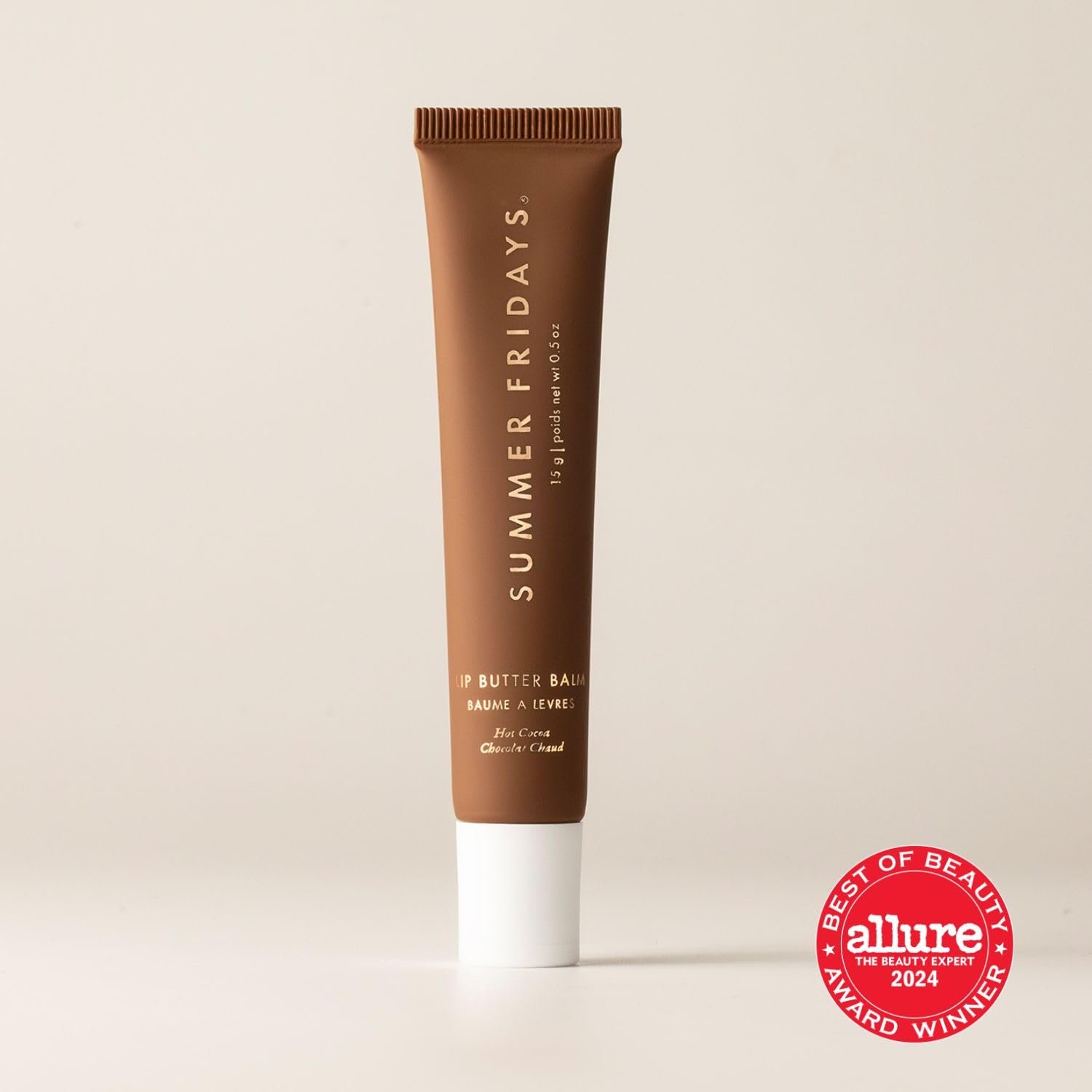 Summer Fridays Tinted Lip Butter Balm - Conditioning Vegan Lip Balm for Instant Moisture, Shine & Hydration - Sheer-Tinted, Soothing Skincare - Hot Cocoa (.5 Oz) - Image 3