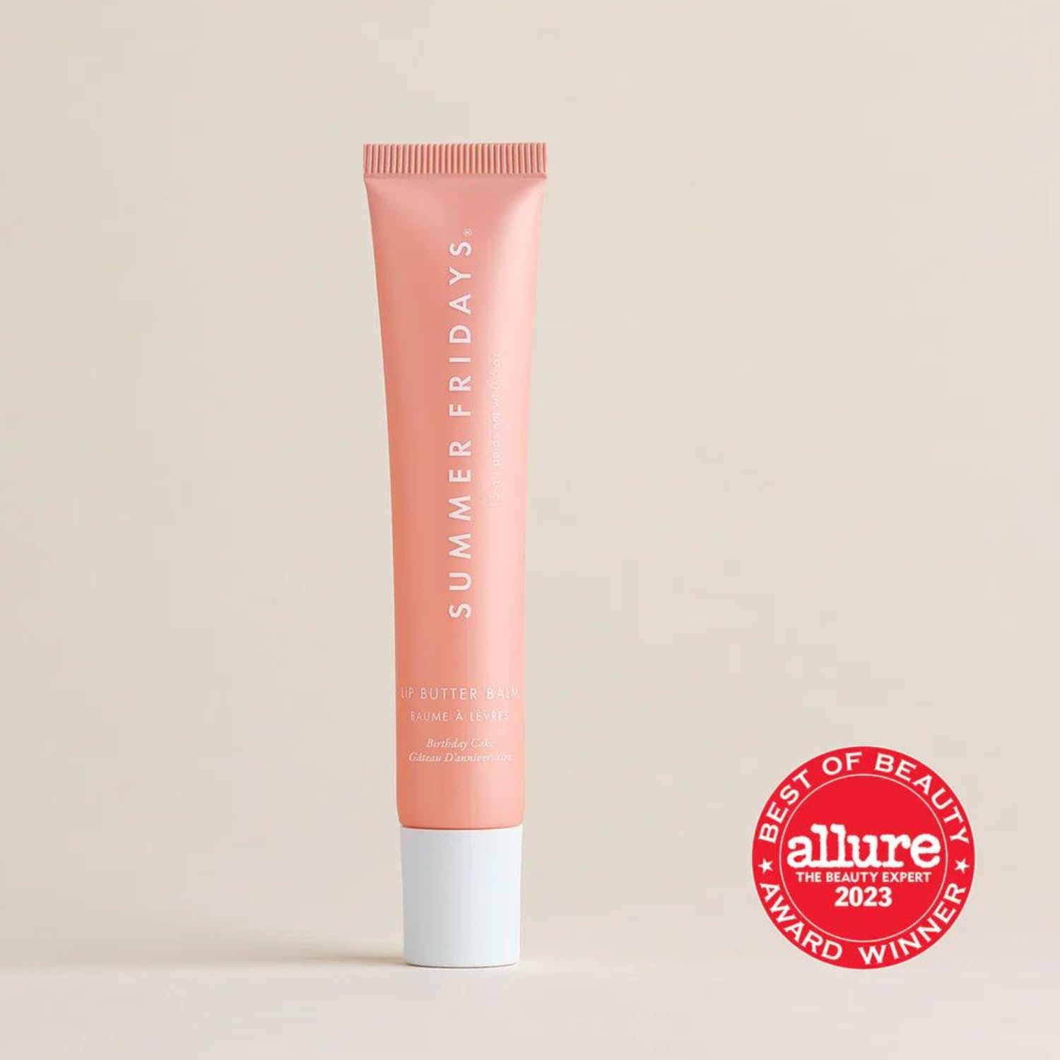 Summer Fridays Tinted Lip Butter Balm - Conditioning Vegan Lip Balm for Instant Moisture, Shine & Hydration - Softening & Soothing Skincare - Birthday Cake (.5 Oz) - Image 3