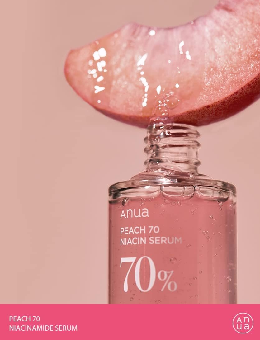 Anua Peach 70 Niacinamide Serum 30ml / brightening hydrating face serum/daily clean beauty (1.01 fl. oz.) - Image 3