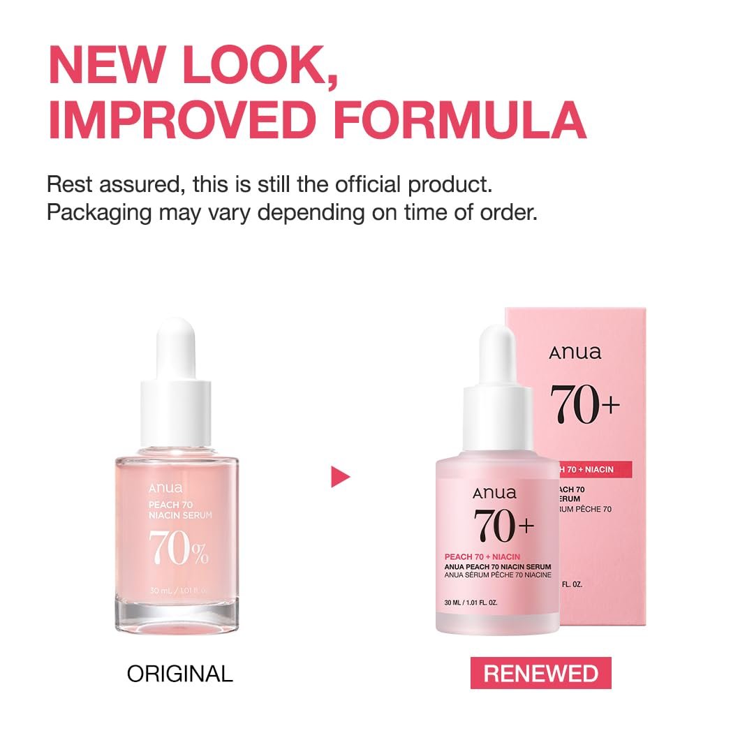 Anua Peach 70 Niacinamide Serum 30ml / brightening hydrating face serum/daily clean beauty (1.01 fl. oz.) - Image 2