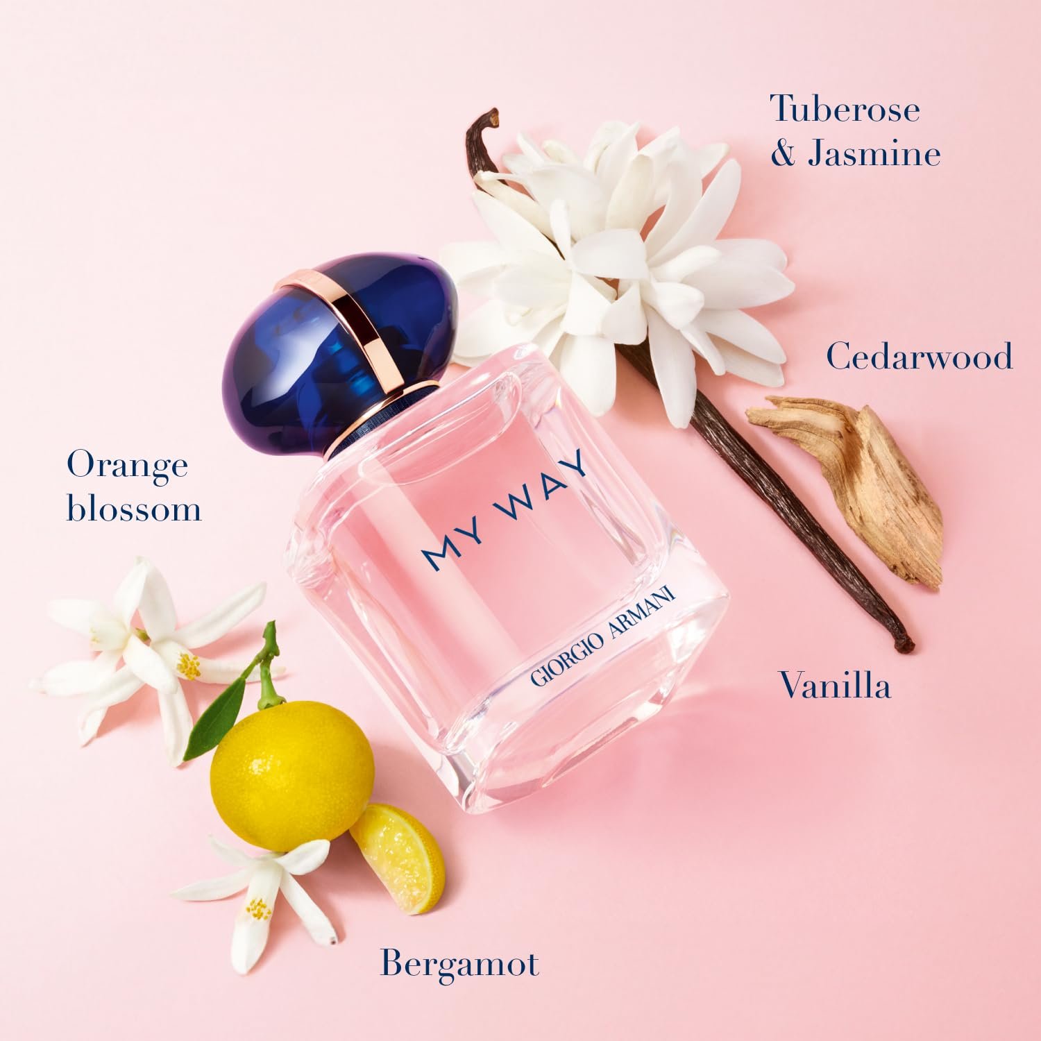 Armani Beauty - My Way - Eau de Parfum - Women's Perfume - Floral Woody Fragrance - Bergamot, Orange Blossom, Tuberose, Jasmine, Cedarwood, Vanilla and White Musk Notes 90ml - Image 2
