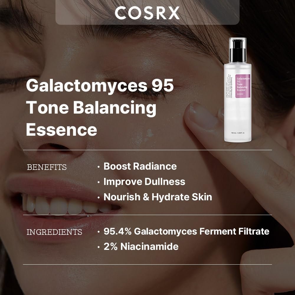 COSRX Galactomyces 95 Tone Balancing Toner, 100ml / 3.38 fl.oz, Moisturizing, Skin Soothing, Contains 95% Galactomyces Ferment Filtrate, For All Skin Types, Korean Skin Care - Image 5