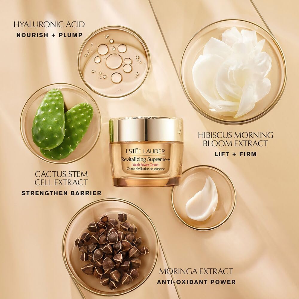 Estée Lauder Revitalizing Supreme+ Youth Power Cream | Face Moisturizer with Hyaluronic Acid & Peptides | Anti-Aging - Image 3