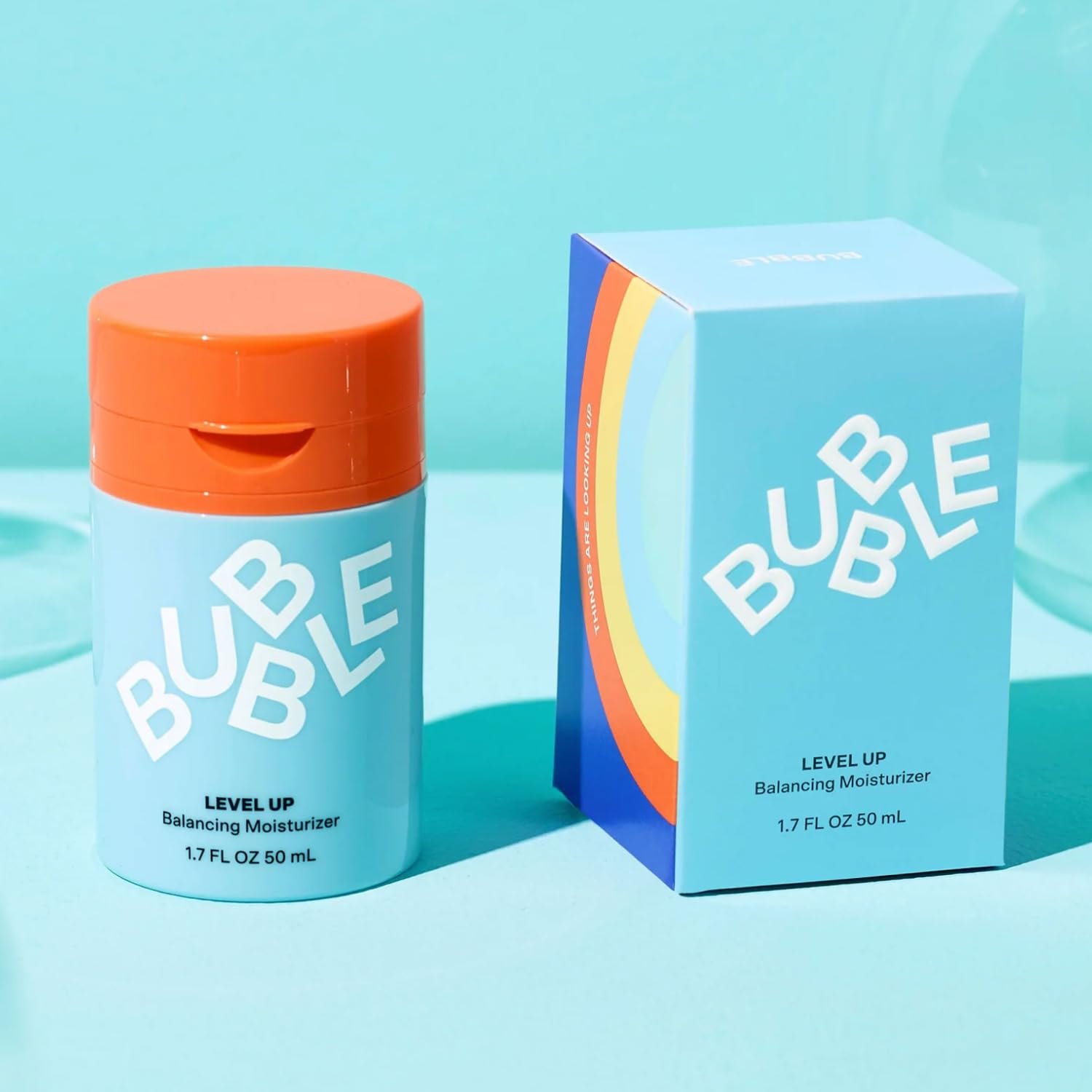 Bubble Skincare Level Up Gel Face Moisturizer for Oily Skin - Balancing + Hydrating Face Lotion with Niacinamide + Zinc to Improve Texture + Reduce Shine - Daily Lightweight Facial Moisturizer (50ml) - Image 3