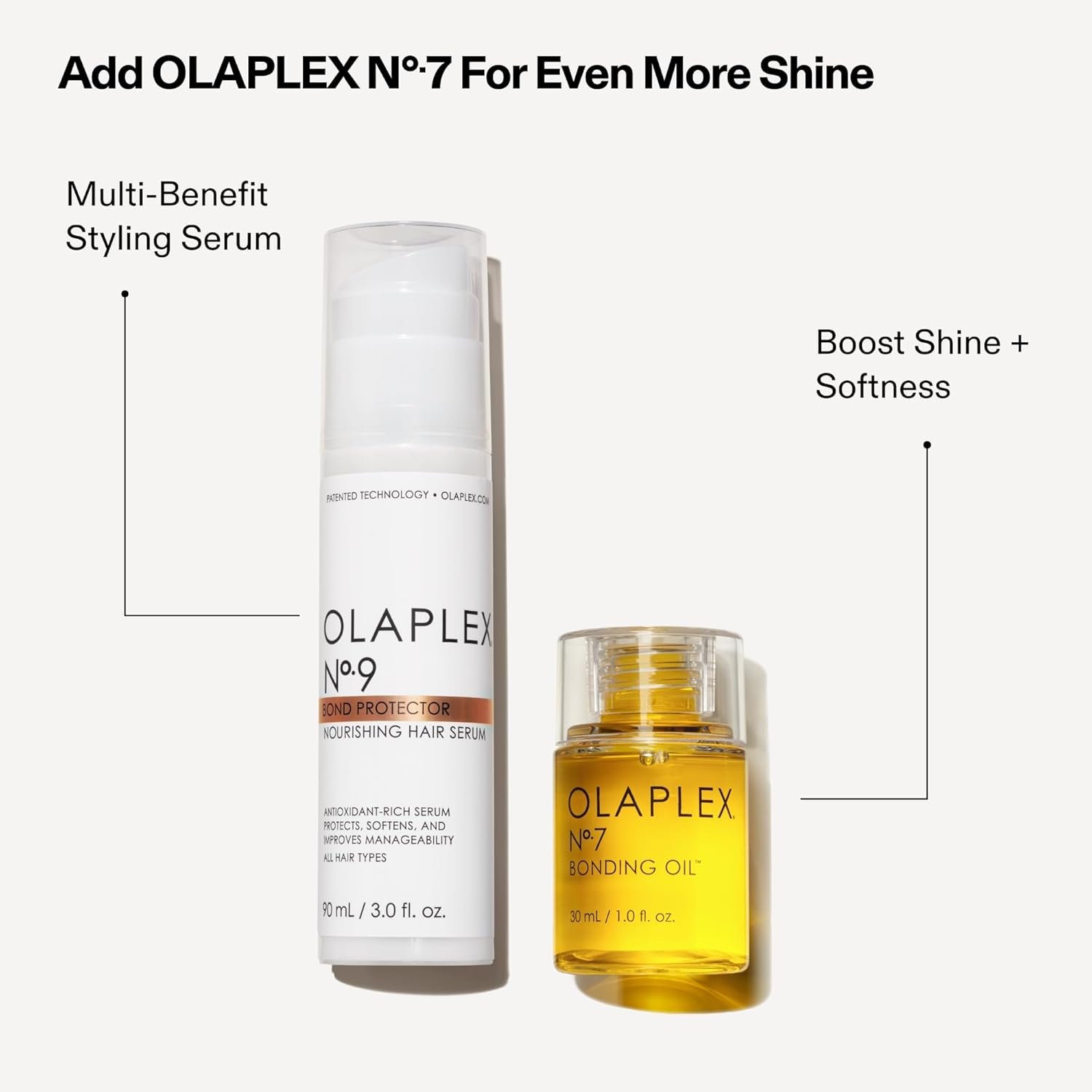 Olaplex Nº. 9 Bond Protector: Nourishing Hair Serum & Heat Protectant | Softens, Nourishes & Reduces Tangle & Static | For Coily, Curly, Straight, and Wavy, 90 mL / 3.0 Fl. Oz. - Image 3