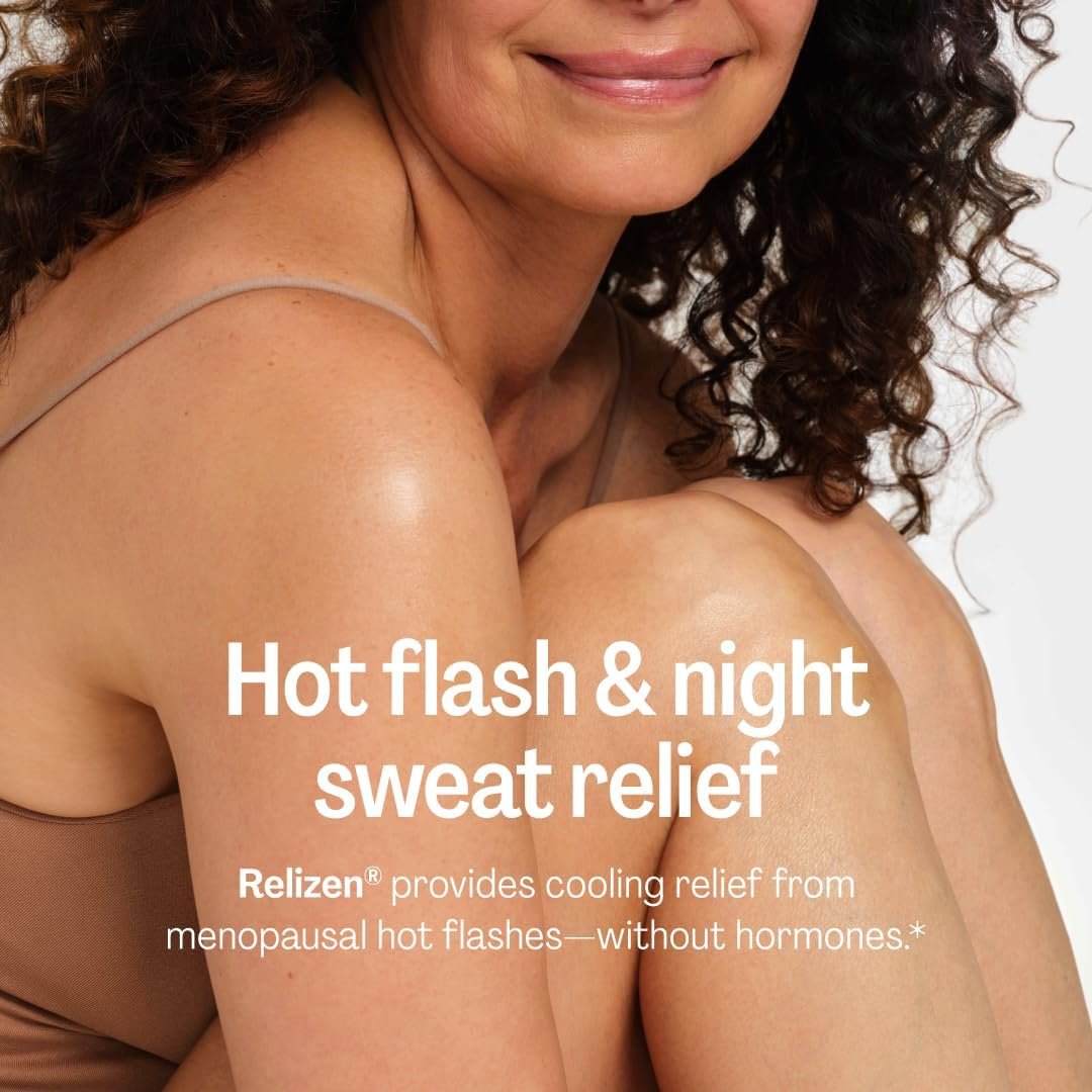 Relizen by Bonafide. Relief from Menopausal Hot Flashes & Night Sweats. — 1-Month Supply (60 Tablets) - Image 5