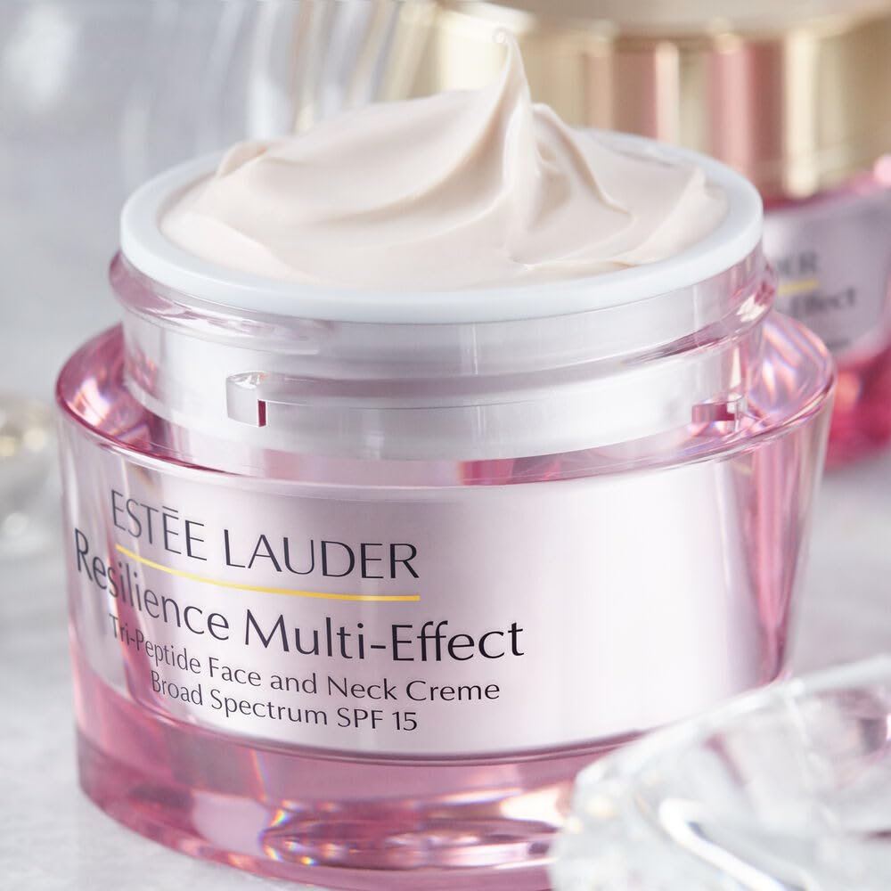 Estée Lauder Resilience Multi-Effect Tri-Peptide Face and Neck Cream Moisturizer SPF 15 | Plumping & Anti-Aging - Image 3