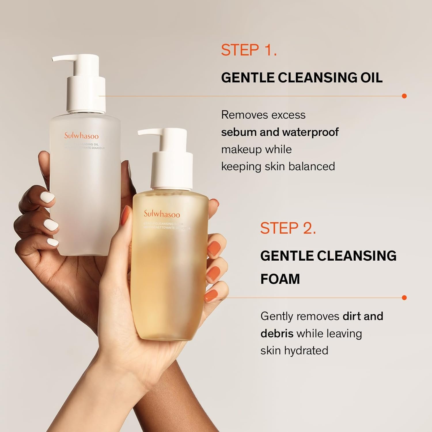 Sulwhasoo Gentle Cleansing Foam – Hydrating Daily Gel-to-Foam Facial Cleanser with Korean Herbal Ingredients Removes Makeup, Dirt & Impurities, Softens & Refreshes Skin Korean Skincare Face Wash - Image 2