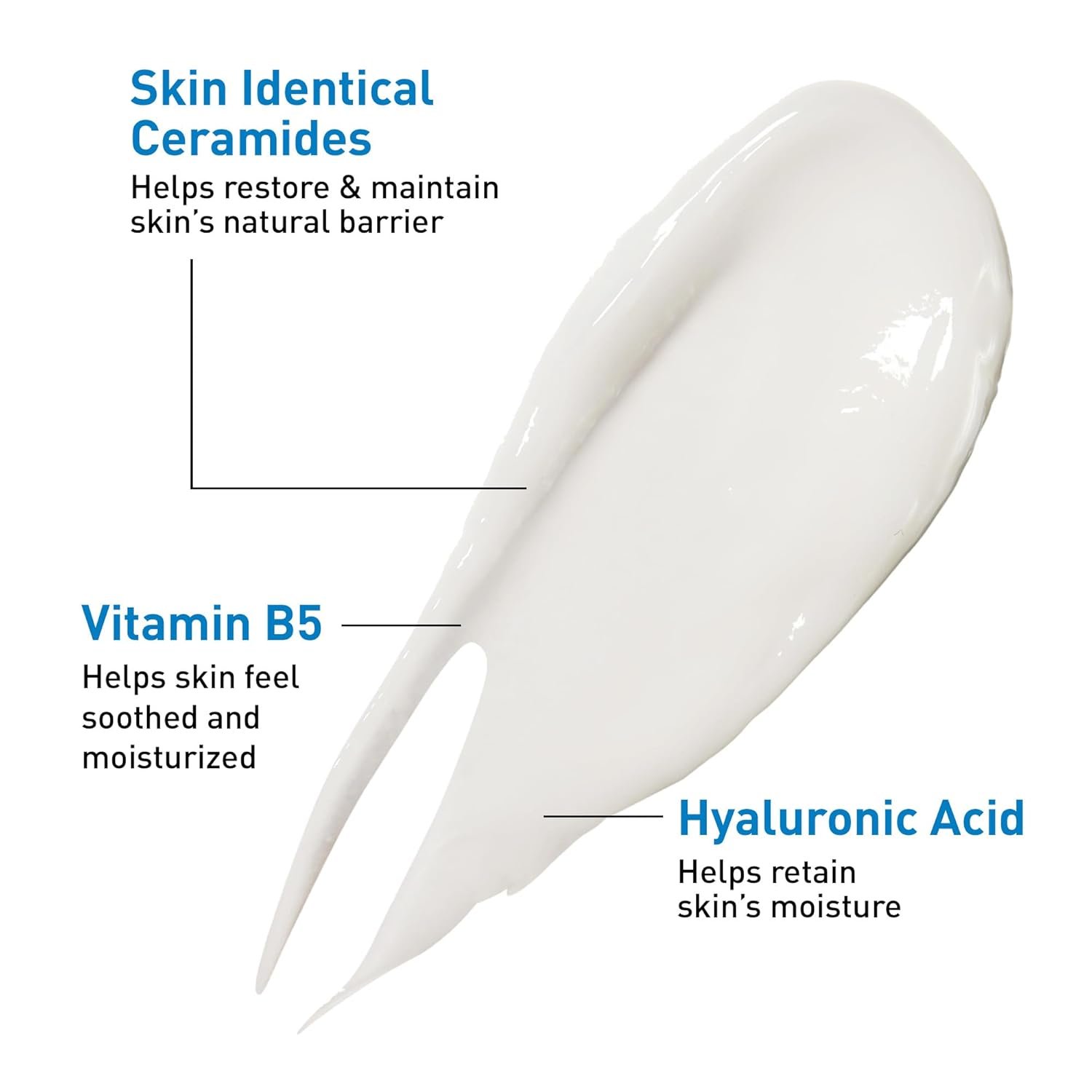 Cerave Hyaluronic Acid Serum for Face with Vitamin B5 and Ceramides, Hydrating Face Serum for Dry Skin, Fragrance Free, 1 Ounce - Image 3