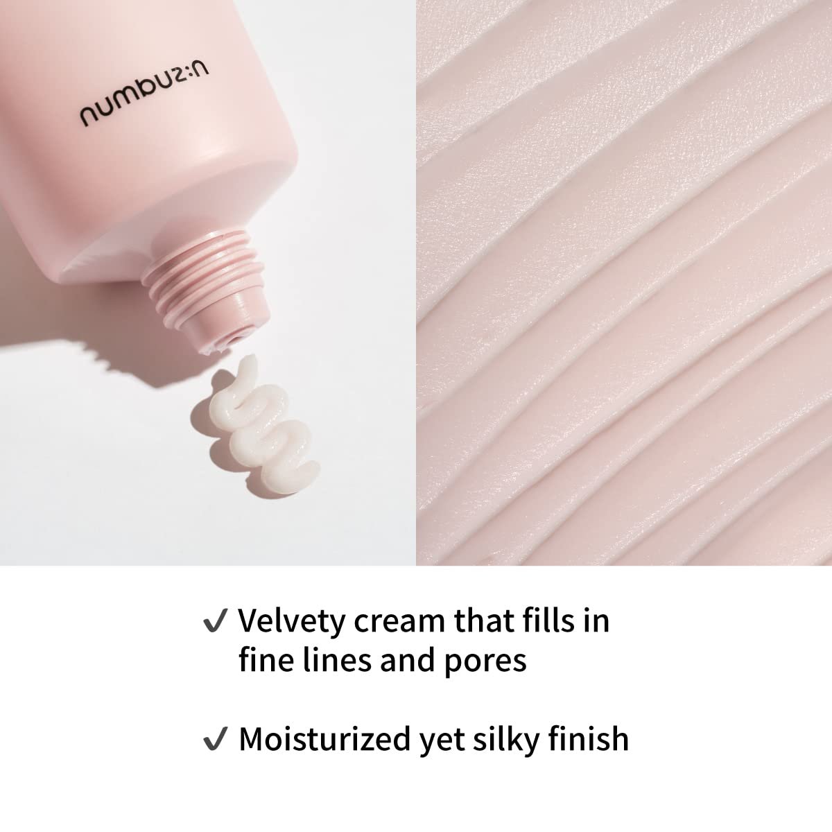 numbuzin No.3 Cream | Velvet Beauty Cream | Hydration, Textured Skin, Poreless, Smooth Skin, Makeup Prep, Primer, Niacinamide | 2.02 fl. oz. - Image 4