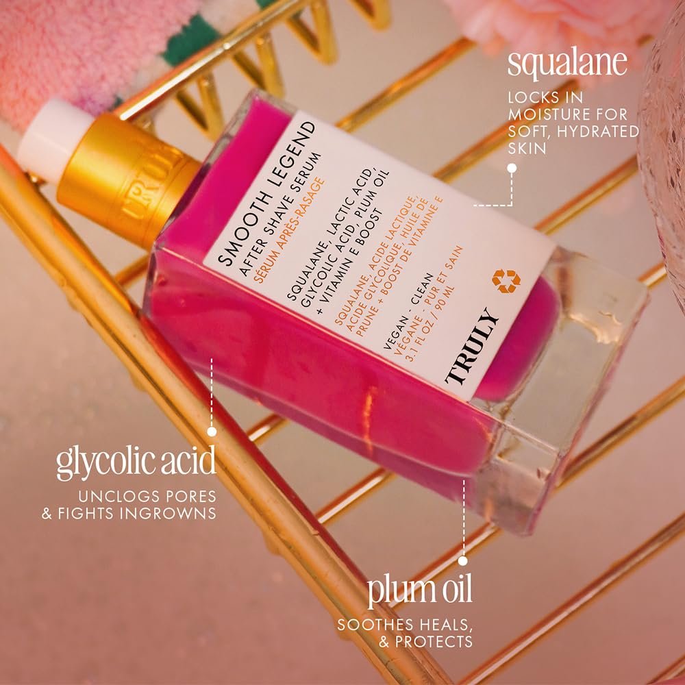 Truly Luxury After Shave Serum | Soothing & Hydrating Post Shave Treatment to Prevent Ingrown Hair For Smooth, Irritation-Free Skin - Image 4