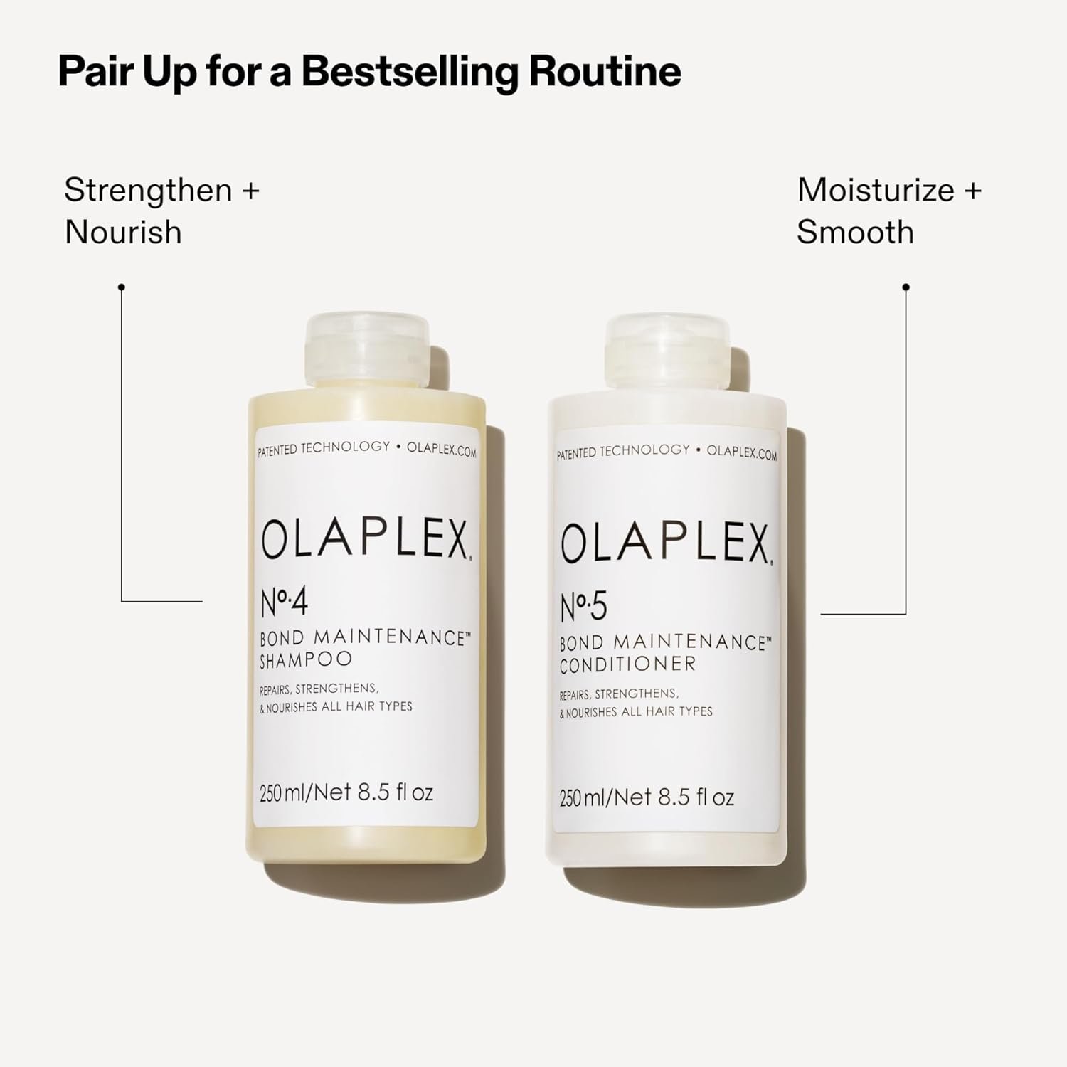 Olaplex No. 4 Bond Maintenance Shampoo, Repairs, Strengthens, & Nourishes All Hair Types, Adds Shine & Leaves Hair Feeling Soft - Image 3