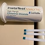 LaMotte Insta-Test 3002 Chlorine Dioxide Single Factor Test Strip, 0-500ppm Range (Vial of 50 Strips) - Image 3