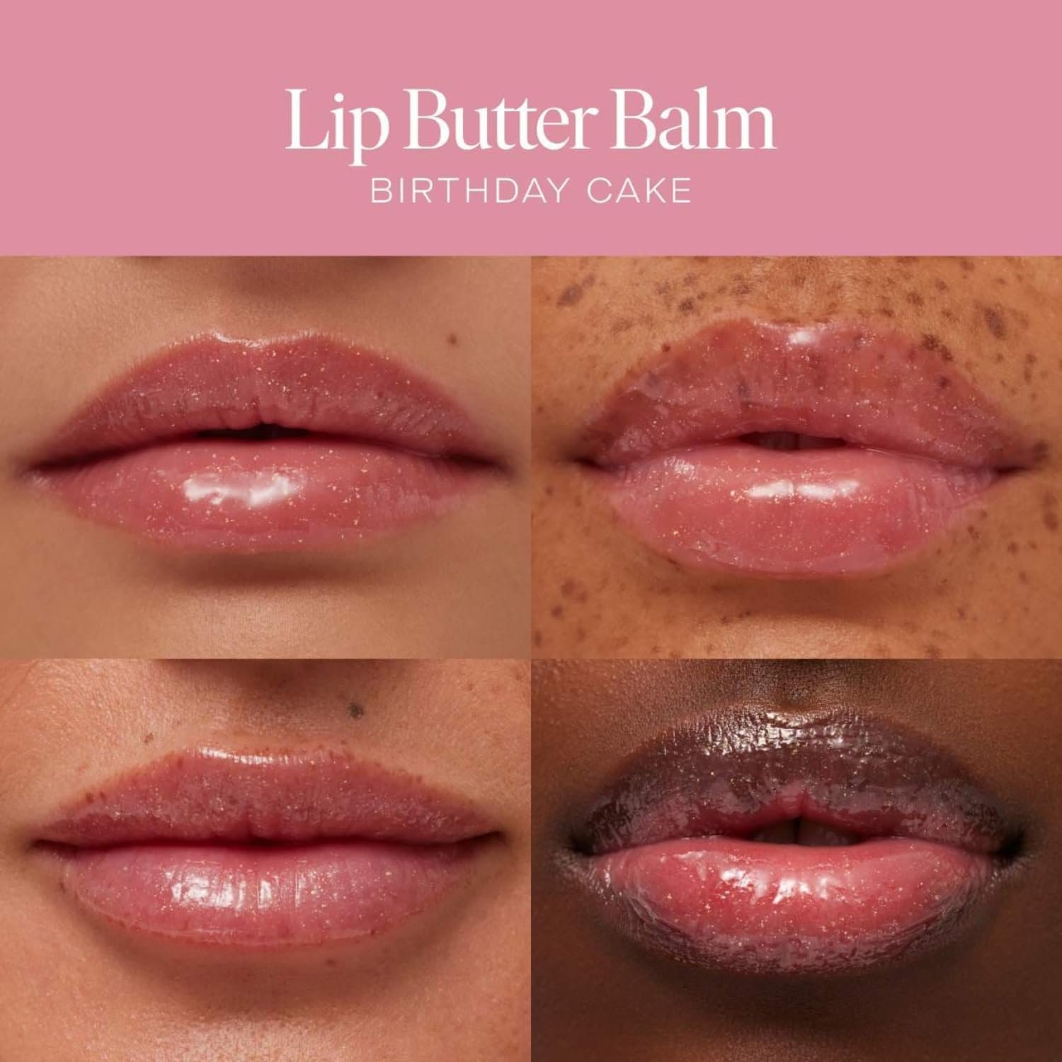 Summer Fridays Tinted Lip Butter Balm - Conditioning Vegan Lip Balm for Instant Moisture, Shine & Hydration - Softening & Soothing Skincare - Birthday Cake (.5 Oz) - Image 4