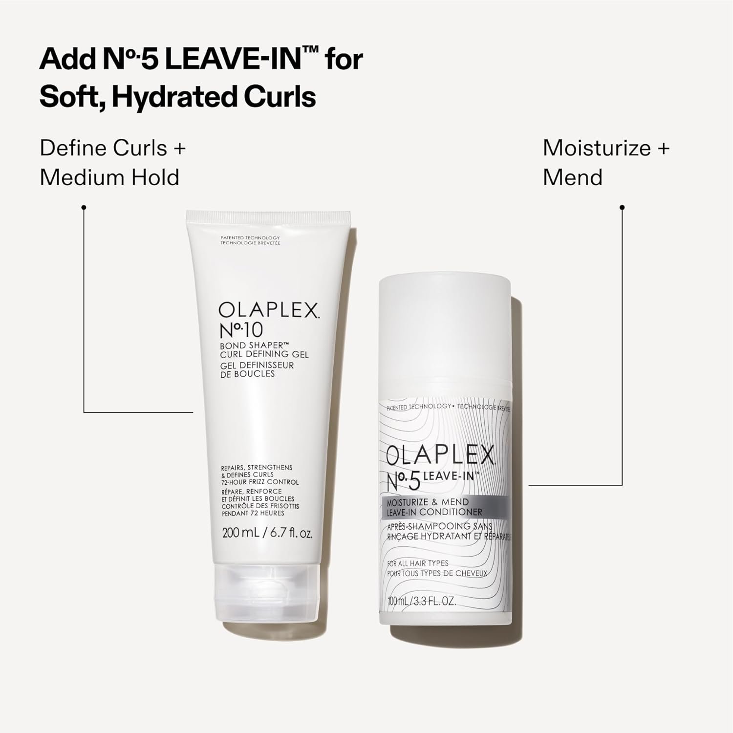Olaplex Nº.10 Bond Shaper™ Curl Defining Gel: Frizz Smoothing Curl Gel | Hydrates, Detangles & Defines Curls | All Day Hold No Residue | For Coily, Curly, and Wavy, 200 mL/Fl. Oz. - Image 3
