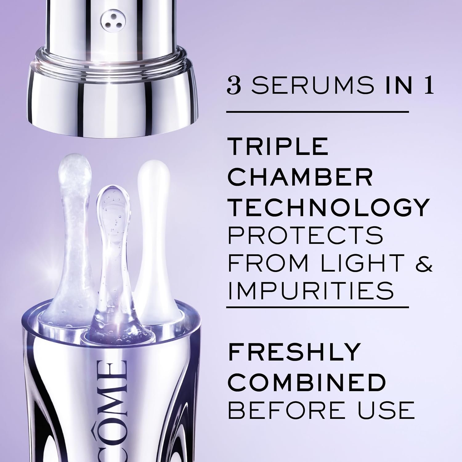 Lancôme Rénergie H.C.F. Triple Serum - Hyaluronic Acid Serum for Visible Correction of Anti Aging Signs & Dark Spots - With Vitamin C+, Niacinamide & Ferulic Acid - Image 2