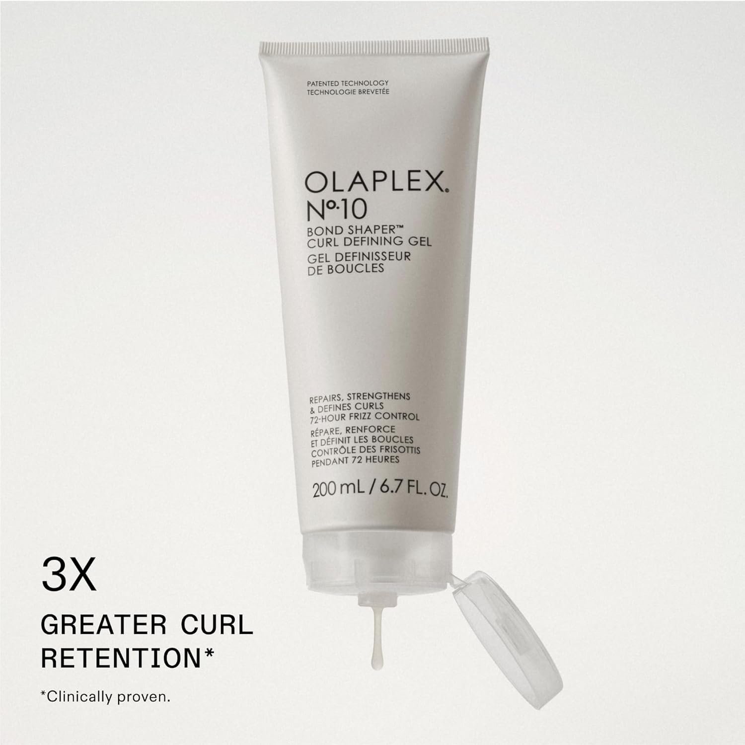 Olaplex Nº.10 Bond Shaper™ Curl Defining Gel: Frizz Smoothing Curl Gel | Hydrates, Detangles & Defines Curls | All Day Hold No Residue | For Coily, Curly, and Wavy, 200 mL/Fl. Oz. - Image 2