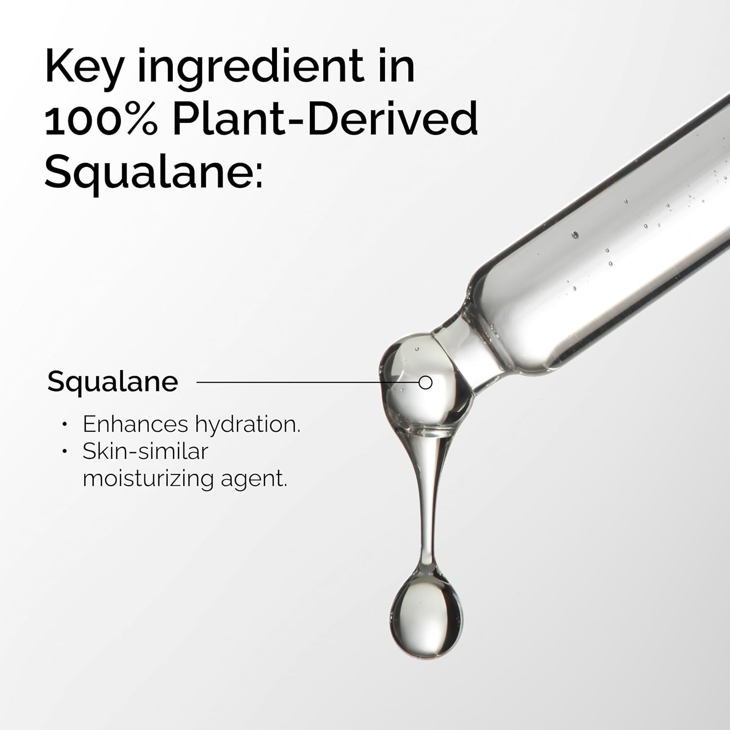 The Ordinary 100% Plant-Derived Squalane, for Skin and Hair, Lightweight Hydration, and Moisture Barrier Support, 1 Fl Oz - Image 2