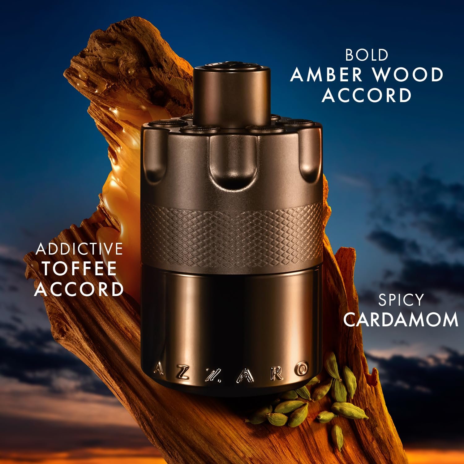 Azzaro The Most Wanted Eau de Parfum Intense - Woody & Seductive Mens Cologne - Fougère, Ambery & Spicy Fragrance for Date Night - Lasting Wear - Luxury Perfumes for Men - Image 2