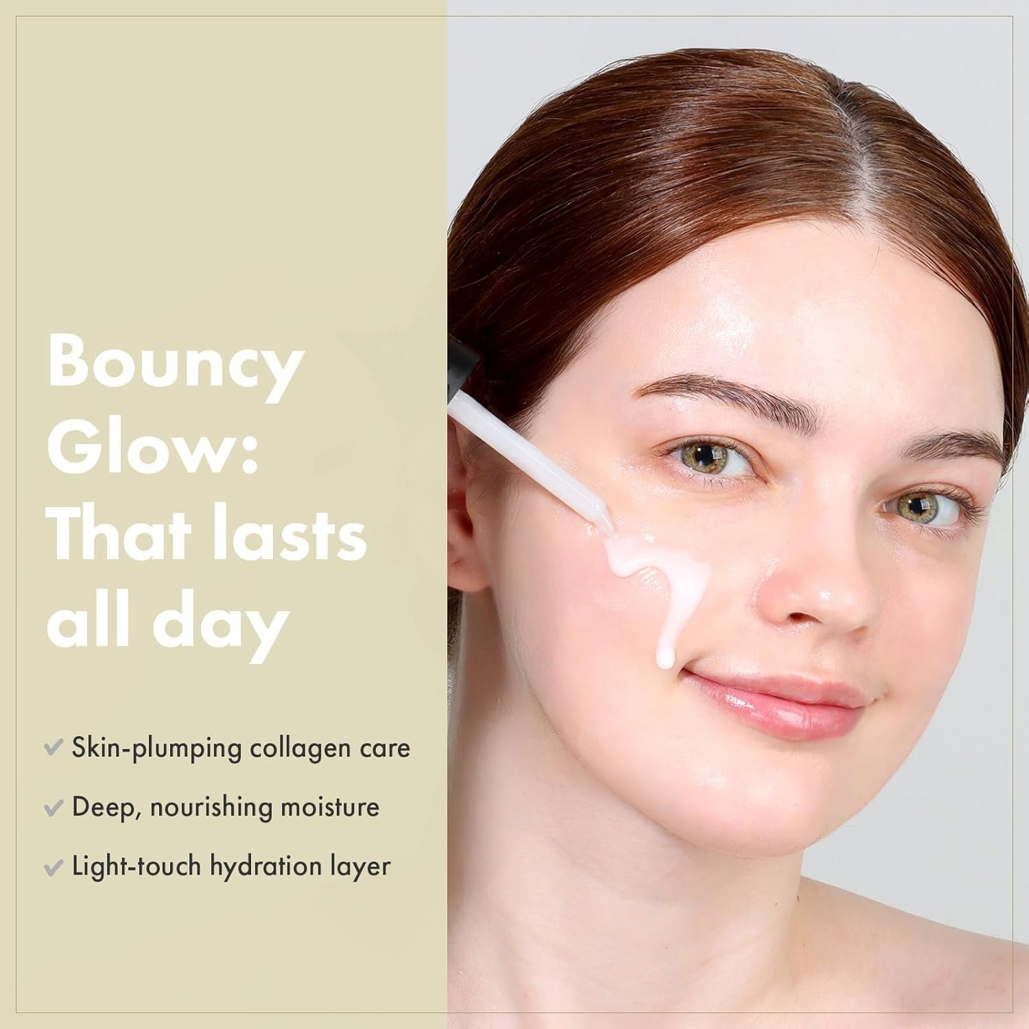 TOSOWOONG Real Collagen Face Serum, Hydrating & Firming Serum with hydrolyzed collagen, Hyaluronic Acid, Plumps, Sagging Skin, Reduces Fine Lines and Wrinkles, Korean Skincare, 33ml / 1.11 fl. oz. - Image 3