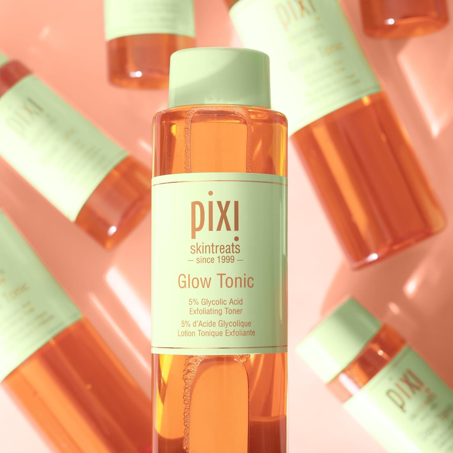 Pixi Glow Tonic Balancing Face Toner Glycolic Acid for Radiant Skin and Daily Brightening (8.5 fl oz / 250 ml) - Image 4
