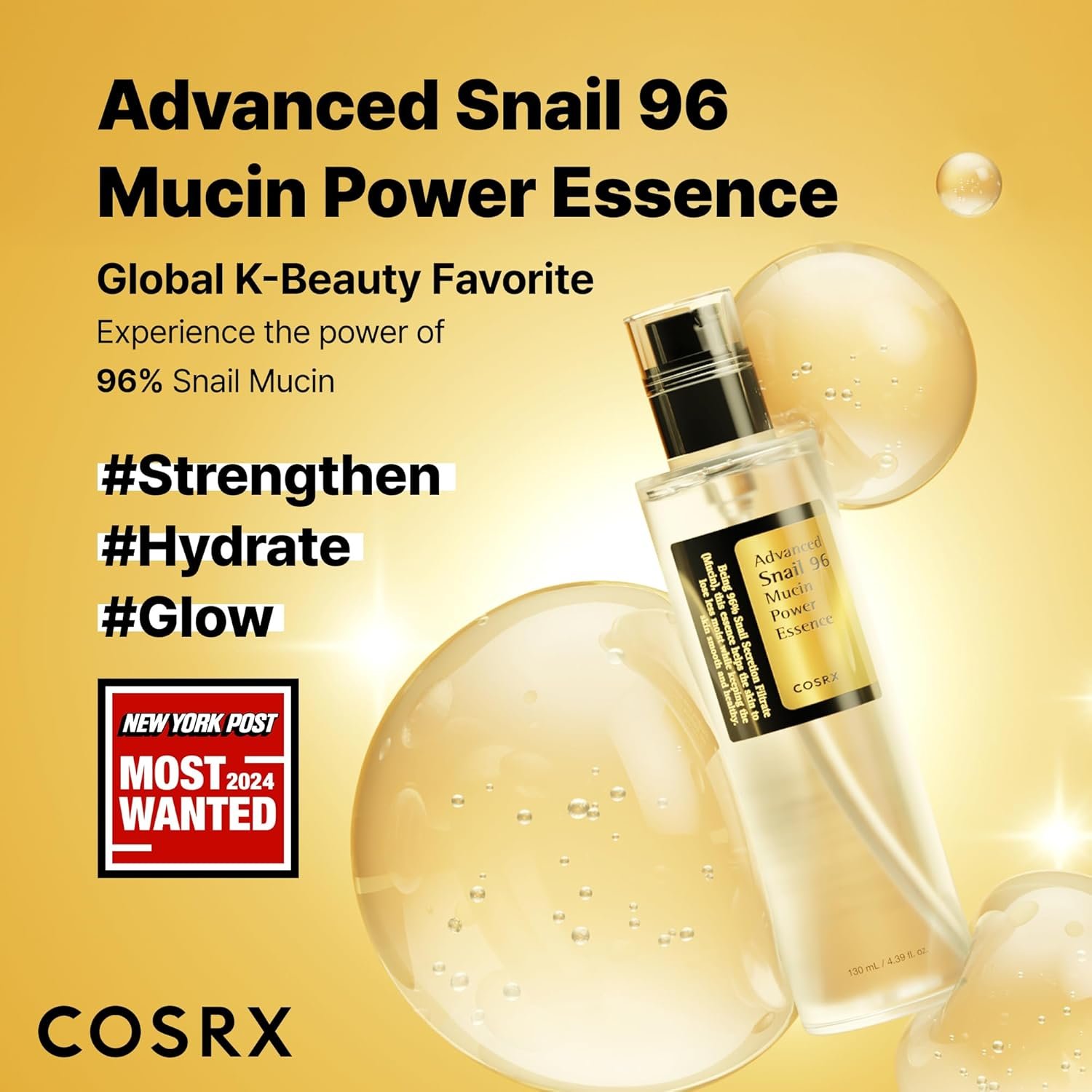 COSRX Snail Mucin Repairing Serum 100ml, Hydrating Serum for Face with Snail Secretion Filtrate for Dull Skin & Fine Lines, Korean Skin Care, Stocking Stuffers for Women - Image 3