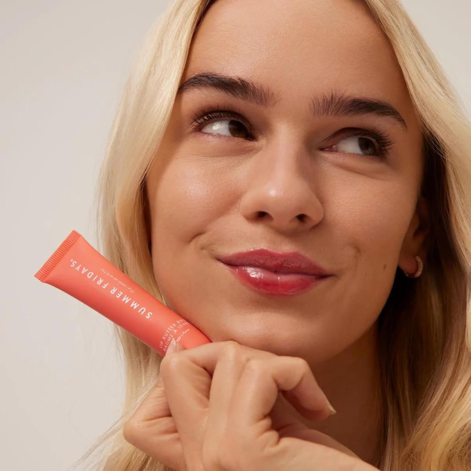 Summer Fridays Tinted Lip Butter Balm - Conditioning Vegan Lip Balm for Instant Moisture, Shine & Hydration - Sheer-Tinted, Soothing Skincare - Poppy (.5 Oz) - Image 5