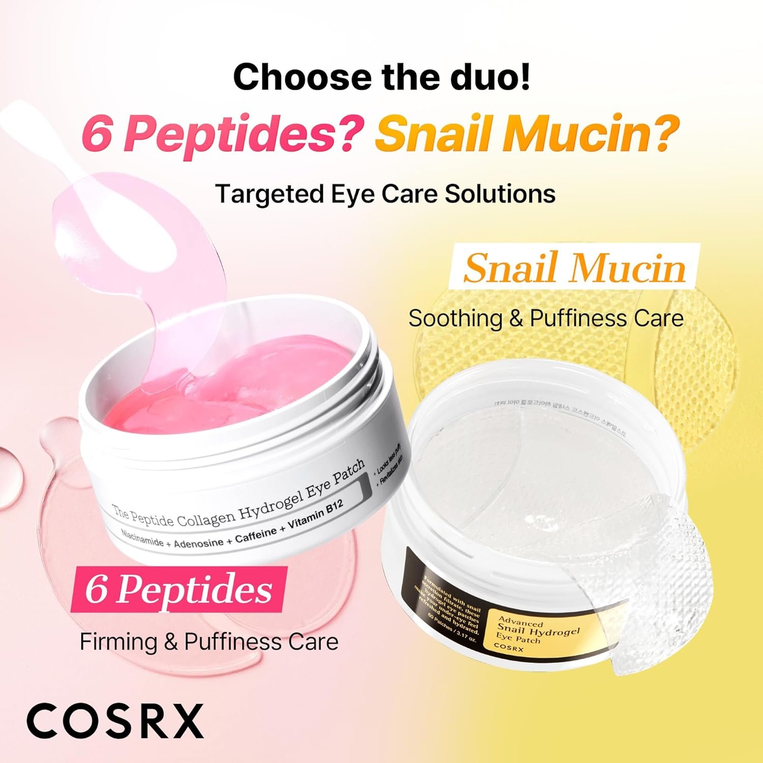 COSRX Snail Mucin Peptide Under Eye Cream, 0.84 fl oz, 73.7% Snail Mucin and Niacinamide, Eye Care, Eye Cream Anti Aging, Dark Circles, Korean Skin Care, Stocking Stuffers for Women - Image 5