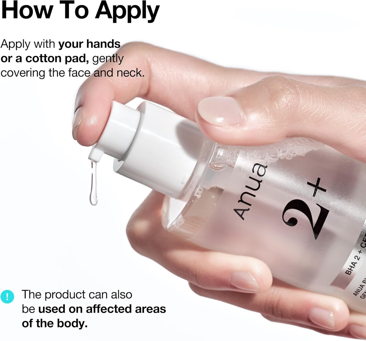 ANUA BHA 2% Gentle Exfoliating Toner, Mild Facial Exfoliant, Salicylic Acid for Pores and Sebum, Teatree Extract, Hyaluronic Acid, Ceramides (150ml / 5.07 fl.oz.) - Image 4