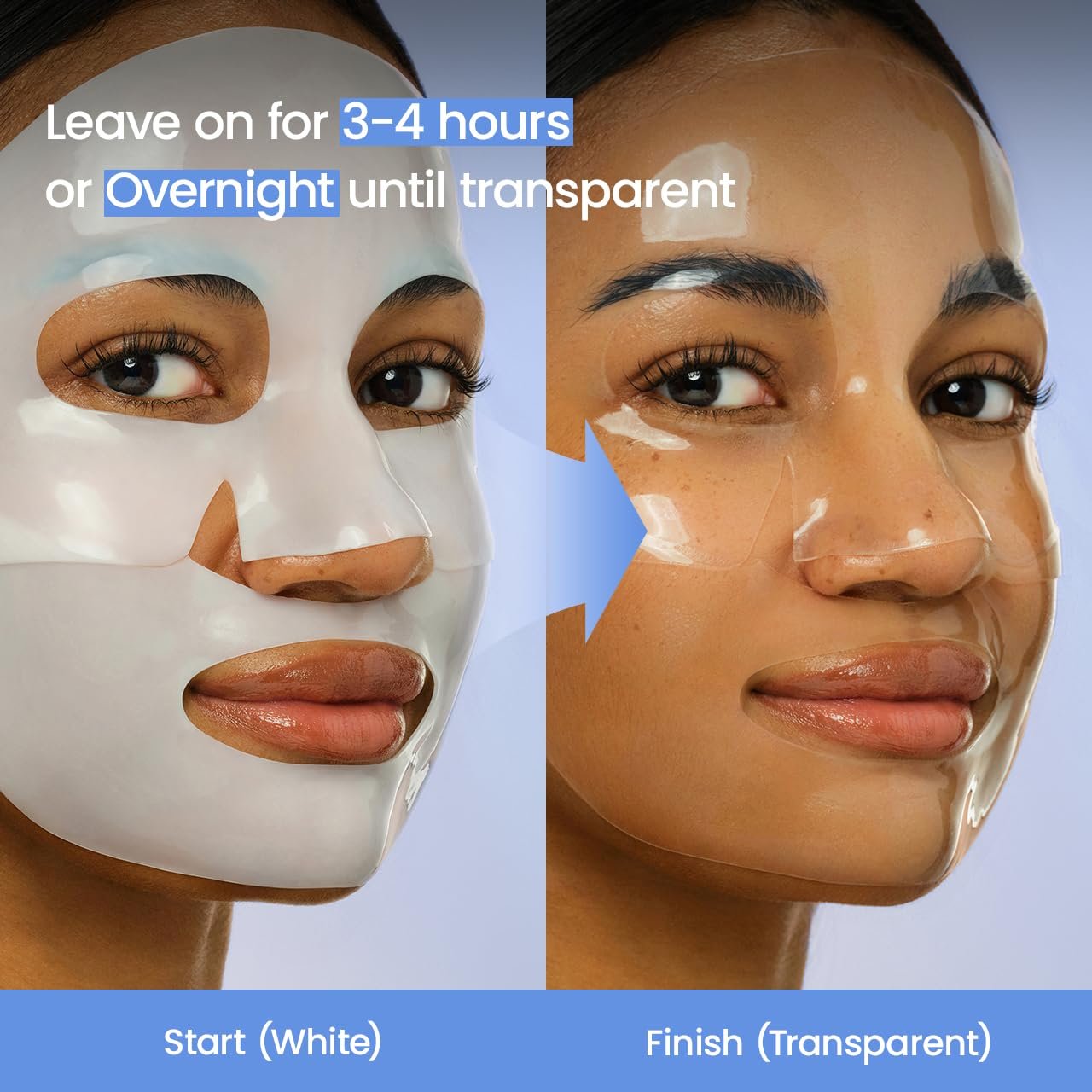 BIODANCE Hydro Cera-nol Real Deep Mask, Overnight Hydrogel Mask, Hydrating Facial Mask For Sensitive Skin, Redness Reducing & Quick Soothing Effect, Korean Skincare, Stocking Stuffers |1.19oz(34g)x4ea - Image 4