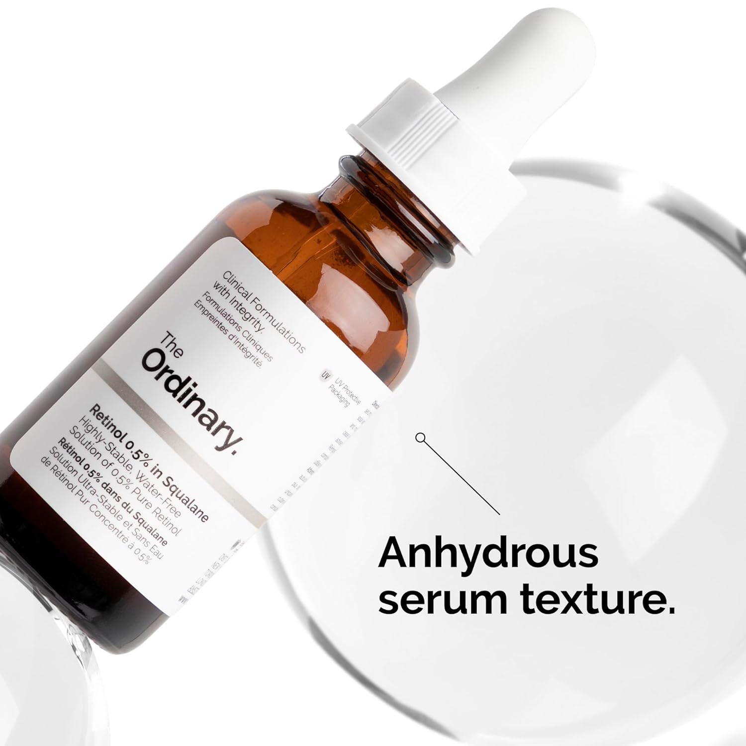 The Ordinary Retinol 0.5% in Squalane, Intermediate Retinol Serum for the Face That Is Anti-Aging and Skin Smoothing, 1 Fl Oz - Image 3