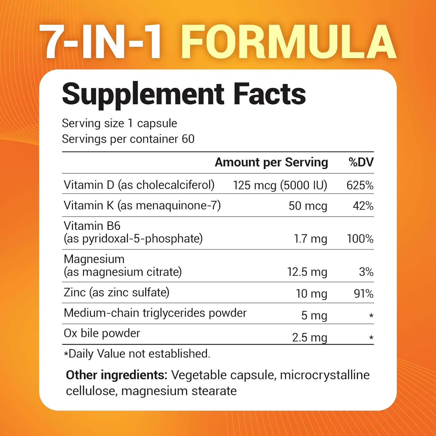 Dr. Berg Maximum Strength 2-in-1 Vitamin D3 K2 5000 IU | Naturally Derived D3 | 4X Lab-Tested & Verified | High Absorption Formula | K2 D3 Vitamin Supplement - 60 Capsules - Image 4