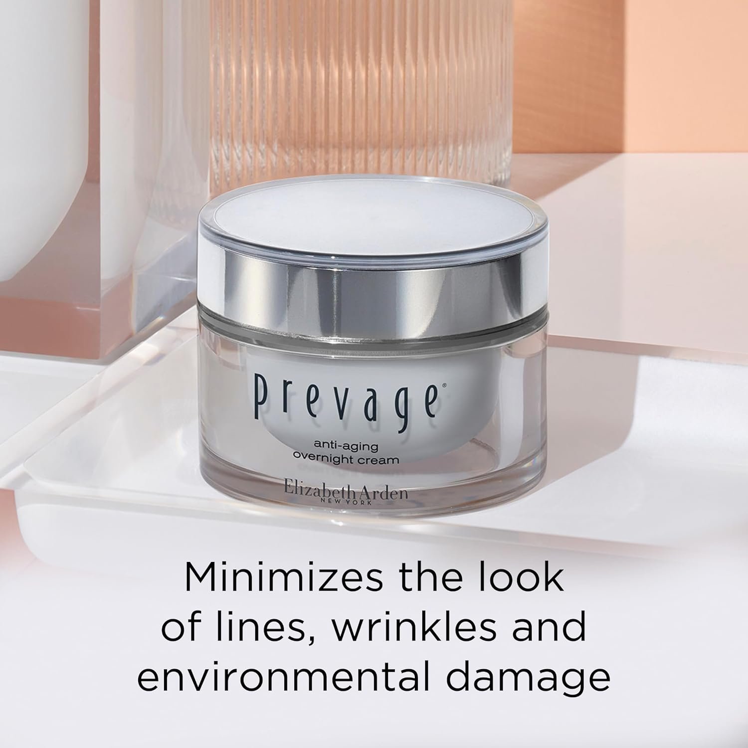 Elizabeth Arden PREVAGE Anti-Aging Night Cream for Women, Hydrating Face Moisturizer, Firming, Reduces Fine Lines & Wrinkles, Skincare Gift for Her, 1.7 Oz - Image 4