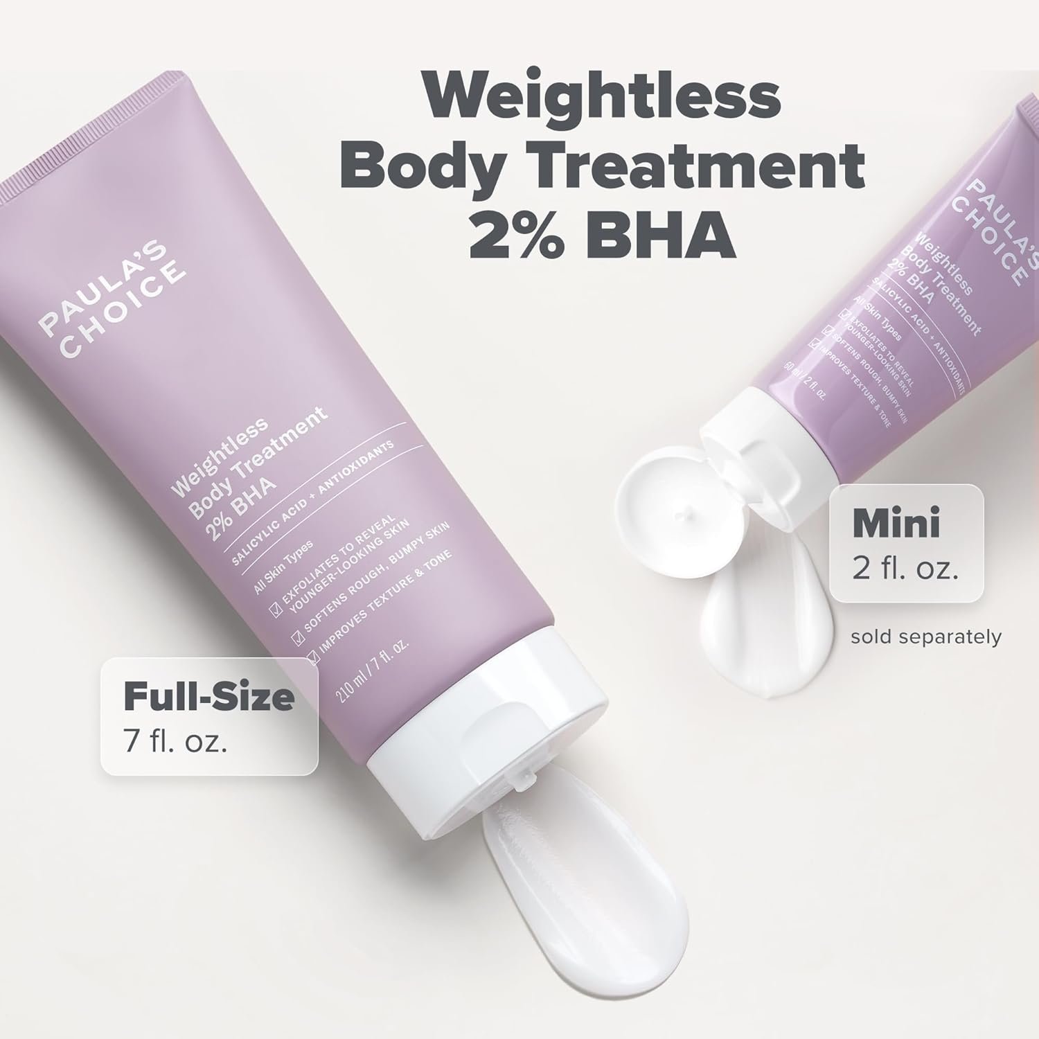 Paula's Choice Weightless Body Lotion Treatment 2% BHA, Salicylic Acid & Chamomile Lotion Exfoliant, Body Moisturizer for Keratosis Pilaris (KP) Prone Skin & Clogged Pores, Fragrance-Free - Image 4