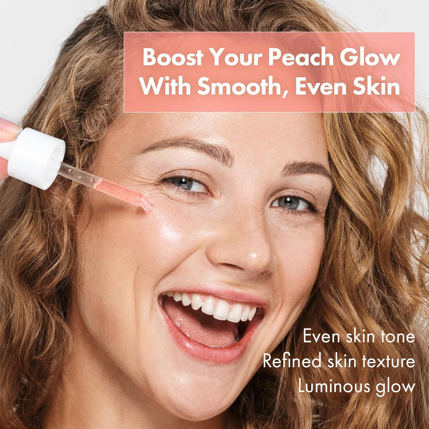 TOSOWOONG Peach 80 Niacin Serum, 5% Niacinamide, Alpha-Arbutin, Vitamin B12, Glass Skin, Hydrating Face Serum for Dark Spots, Pore Minimizer, Uneven Tone, Dullness, Korean Skincare, 33ml/1.11 fl. oz. - Image 3