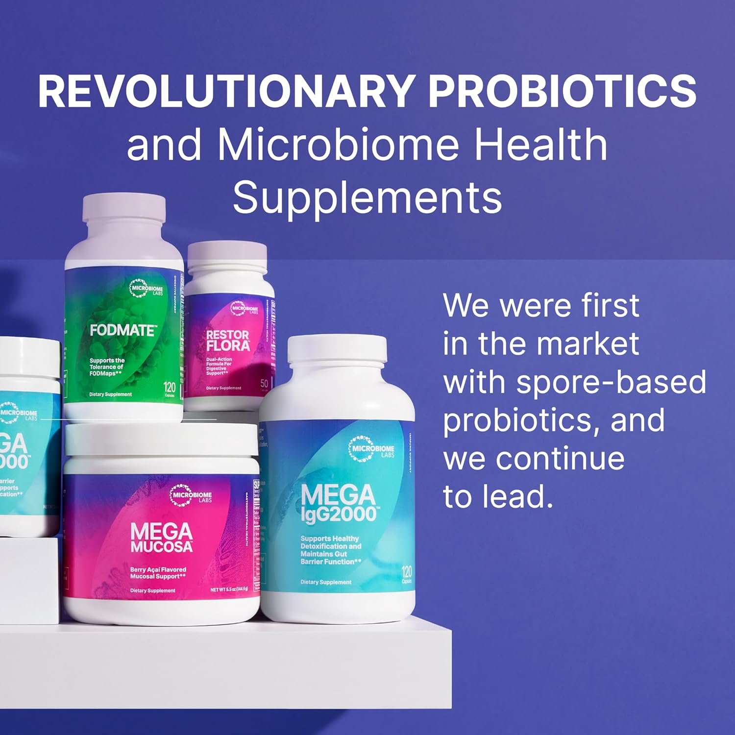 Microbiome Labs MegaSporeBiotic Probiotics for Women & Men - Spore-Based Probiotic for Gut Health & Digestive Support - Shelf-Stable, Travel-Friendly, Mens & Womens Probiotics (60 Capsules) - Image 5
