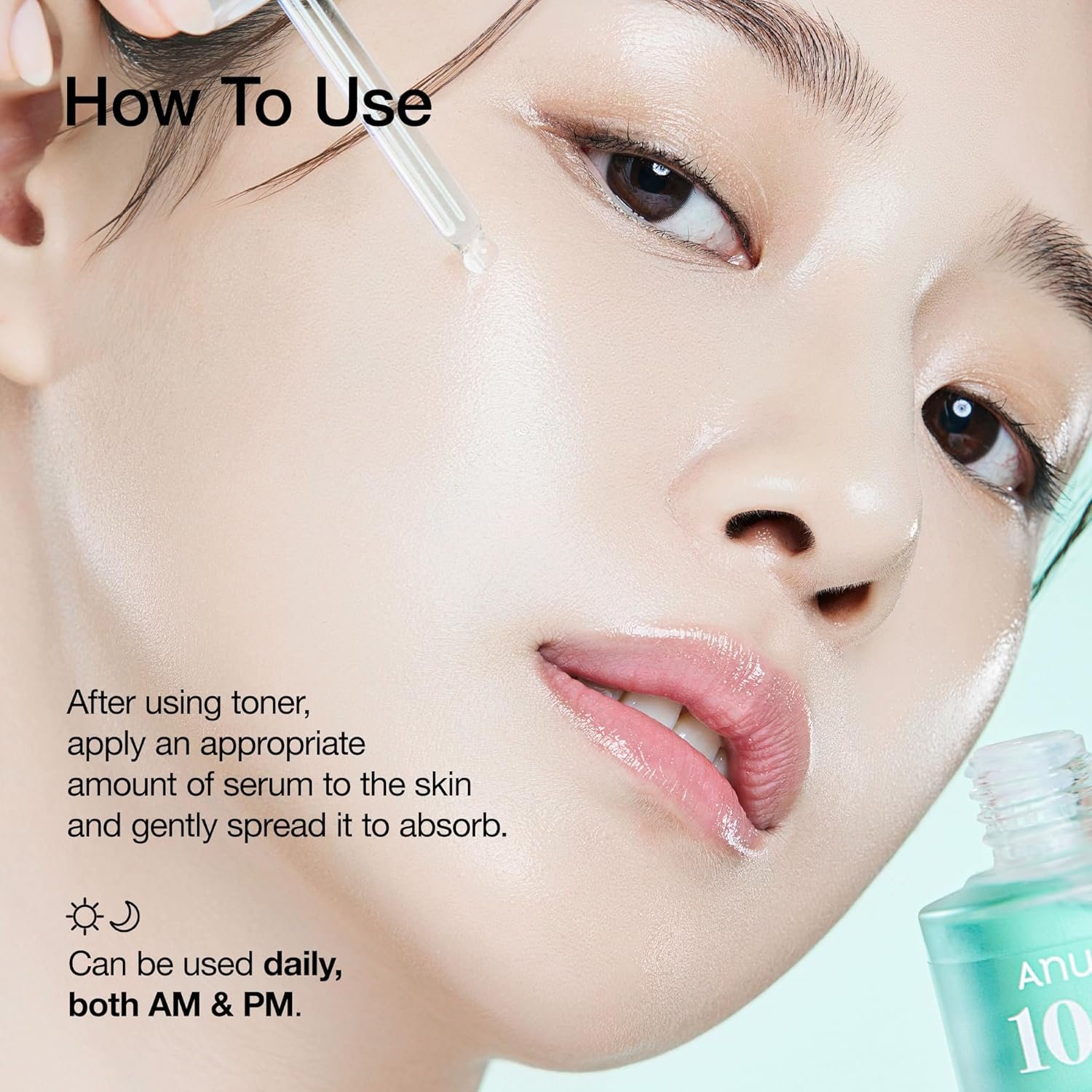 Anua PDRN Hyaluronic Acid Capsule 100 Serum, Radiant Face Serum, Hyaluronic Acid, Hydration, Moisture Plumping effect, Natural color, Fragrance free, Korean Skincare, 30ml / 1.01 fl. oz - Image 6