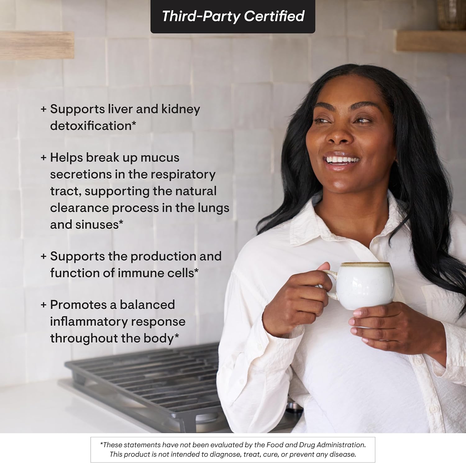 THORNE - NAC - N-Acetylcysteine - 500mg - Supports Respiratory Health & Immune Function - Promotes Liver & Kidney Detox* - Gluten, Dairy & Soy-Free - 90 Servings - Image 6