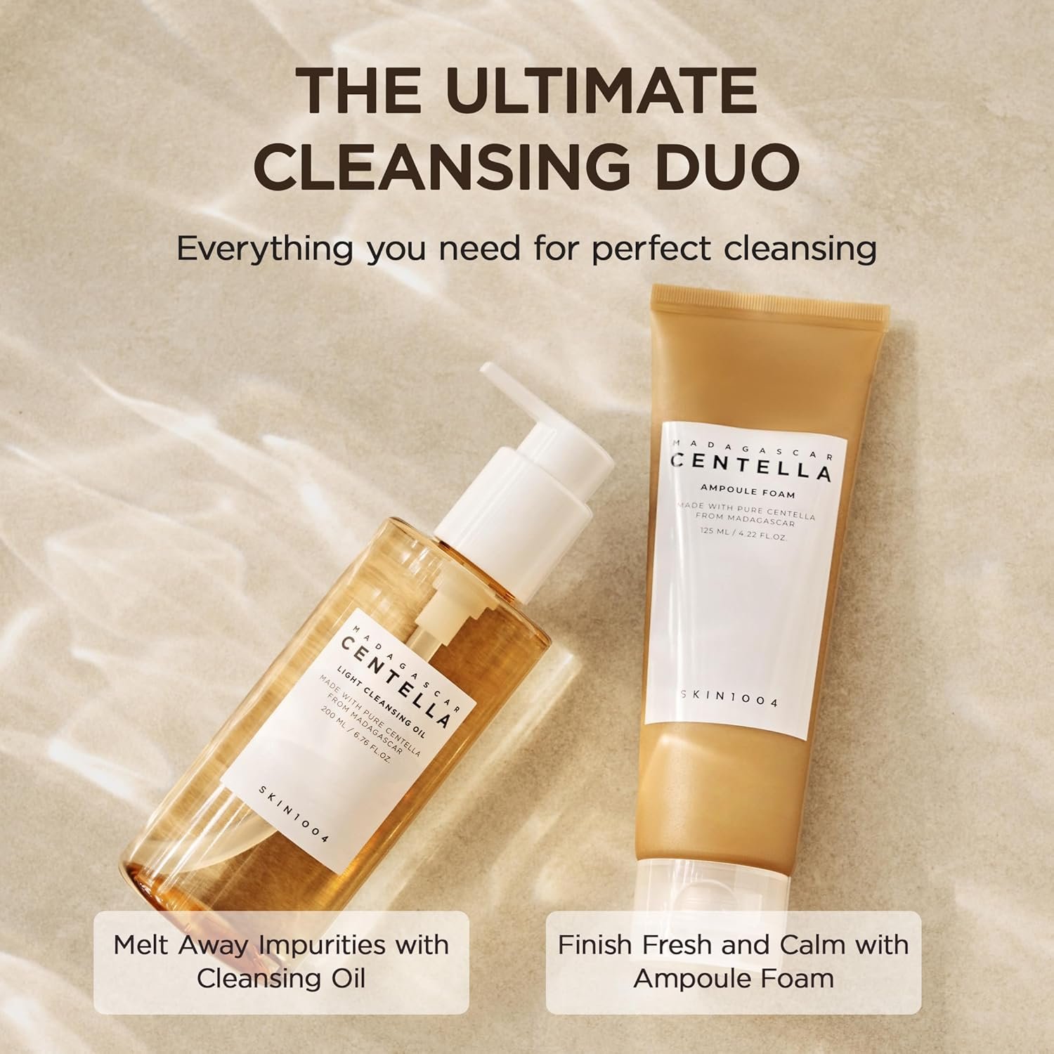 SKIN1004 Madagascar Centella Light Cleansing Oil 6.76 fl.oz, 200ml | Gentle Oil Cleanser for Face, Korean Facial Cleanser, Double Cleansing - Image 5