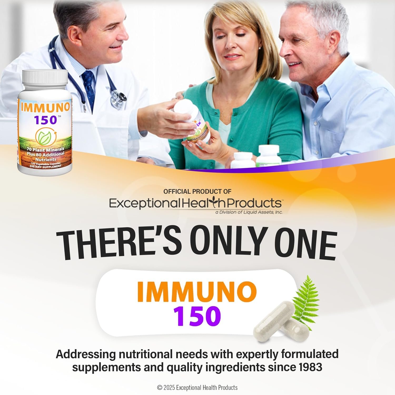 Immuno 150, Immune Support Supplement, Packed with 70 Plant Minerals, 13 Essential Vitamins and 68 Additional Nutrients-150 Vegetable Capsules- Immune Boost for All Age Groups - Image 4
