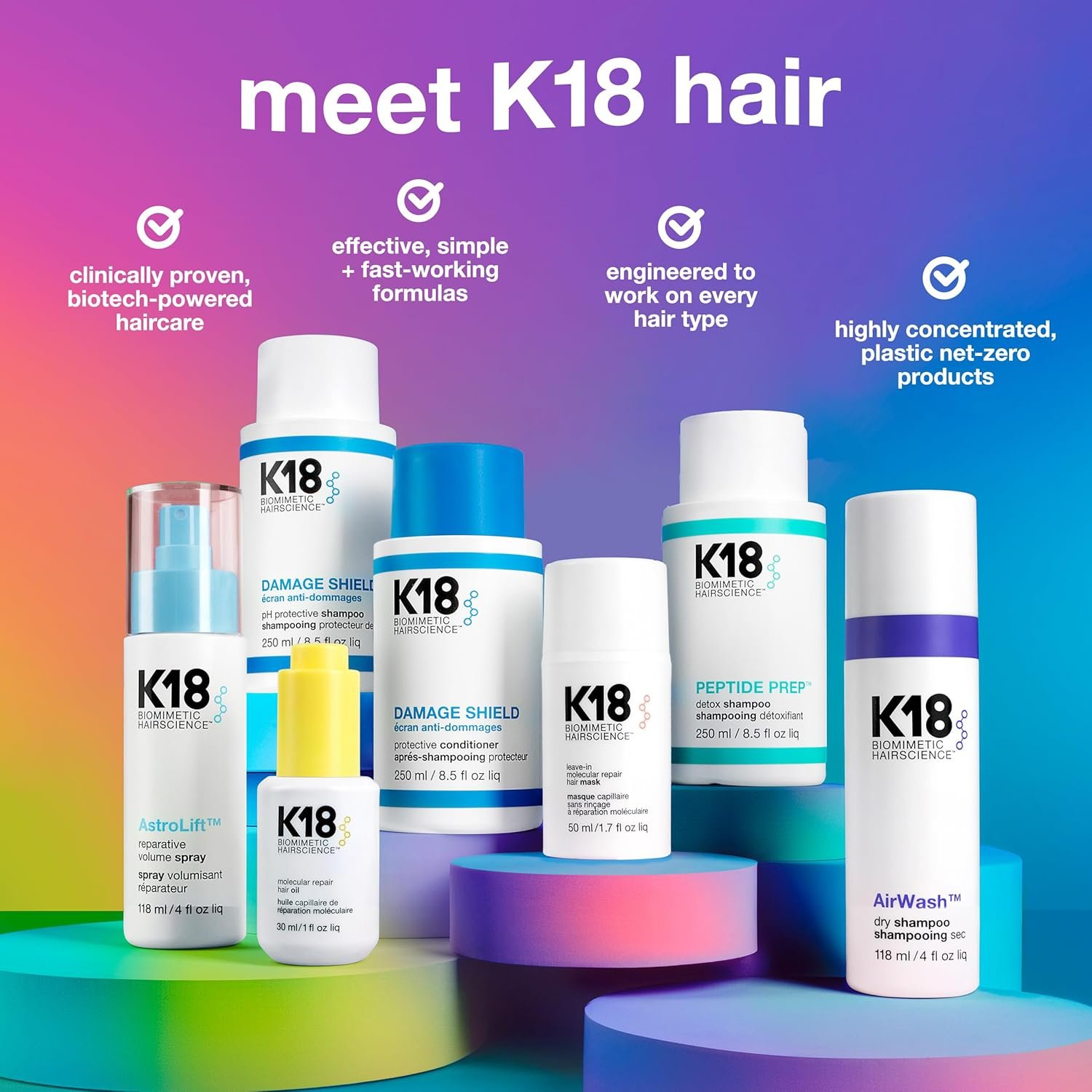 K18 Leave-In Molecular Hair Mask, Repairs Dry or Damaged Hair, Reverse Hair Damage from Bleach, Color, Chemical Services & Heat 50ml - Image 5