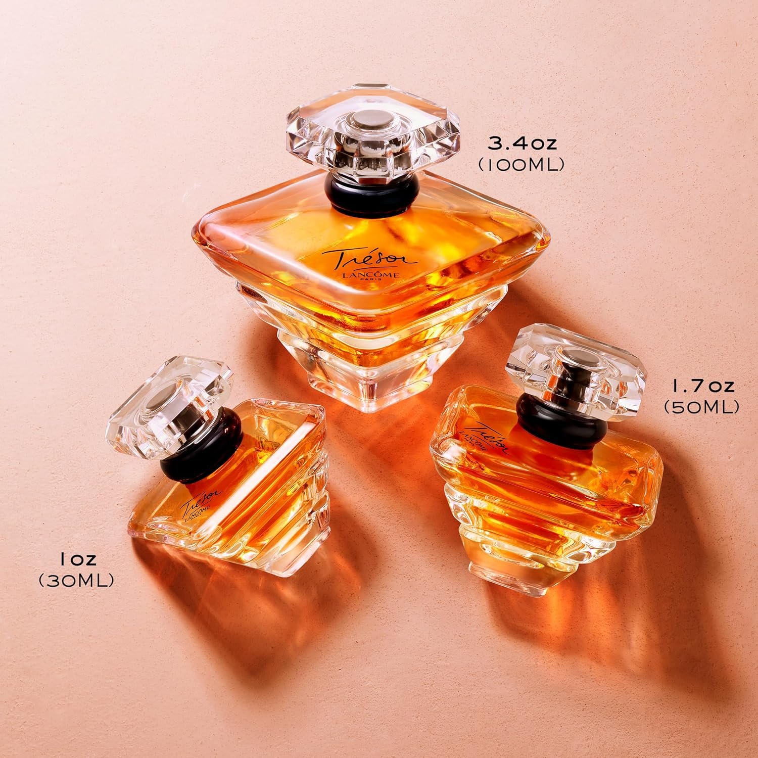 Lancôme Trésor Eau de Parfum - Long Lasting Fragrance with Notes of Rose, Lilac, Peach & Apricot Blossom - Elegant & Romantic Women's Perfume - Image 3