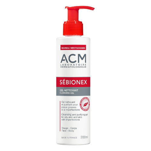 Sebionex Foaming Gel Face - Body (200mL) ACM Laboratoire Dermatologique
