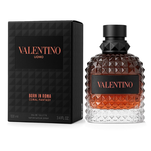 Uomo Born In Roma Coral Fantasy by Valentino for Men - 3.4 oz EDT Spray - Image 3