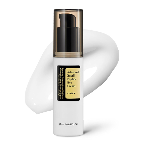 COSRX Snail Mucin Peptide Under Eye Cream, 0.84 fl oz, 73.7% Snail Mucin and Niacinamide, Eye Care, Eye Cream Anti Aging, Dark Circles, Korean Skin Care, Stocking Stuffers for Women