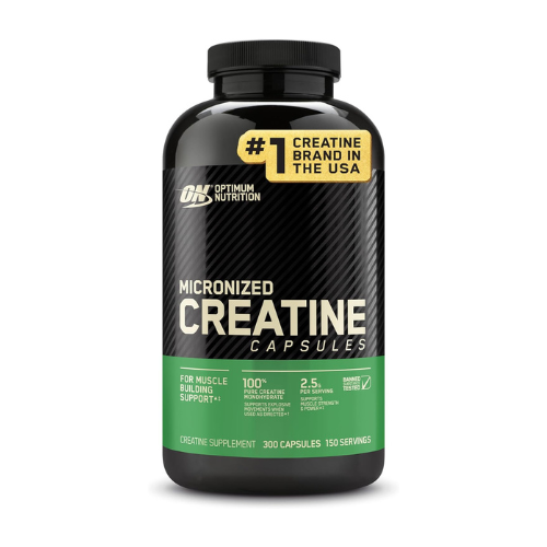 Optimum Nutrition Micronized Creatine Monohydrate Capsules, Keto Friendly, 2500mg, 300 Capsules (Packaging May Vary)