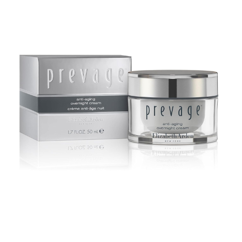 Elizabeth Arden PREVAGE Anti-Aging Night Cream for Women, Hydrating Face Moisturizer, Firming, Reduces Fine Lines & Wrinkles, Skincare Gift for Her, 1.7 Oz