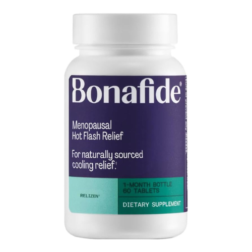 Relizen by Bonafide. Relief from Menopausal Hot Flashes & Night Sweats. — 1-Month Supply (60 Tablets)