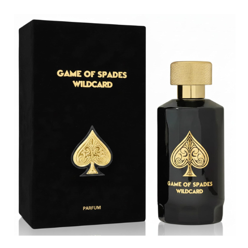 Jo Milano Game of Spades Wildcard Parfum Spray | 3.4 oz (100ml) | Vanilla, Apple, Tonka, Oud Wood, Bergamot Scent | Long Lasting Fragrance for Men